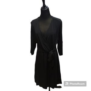 Beautiful B-SLIM black slenderizing 
size 3X Jersey Knit  "Shapewear" Dress